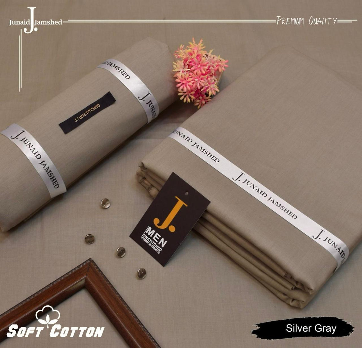 J. Soft Cotton - Silver Gery