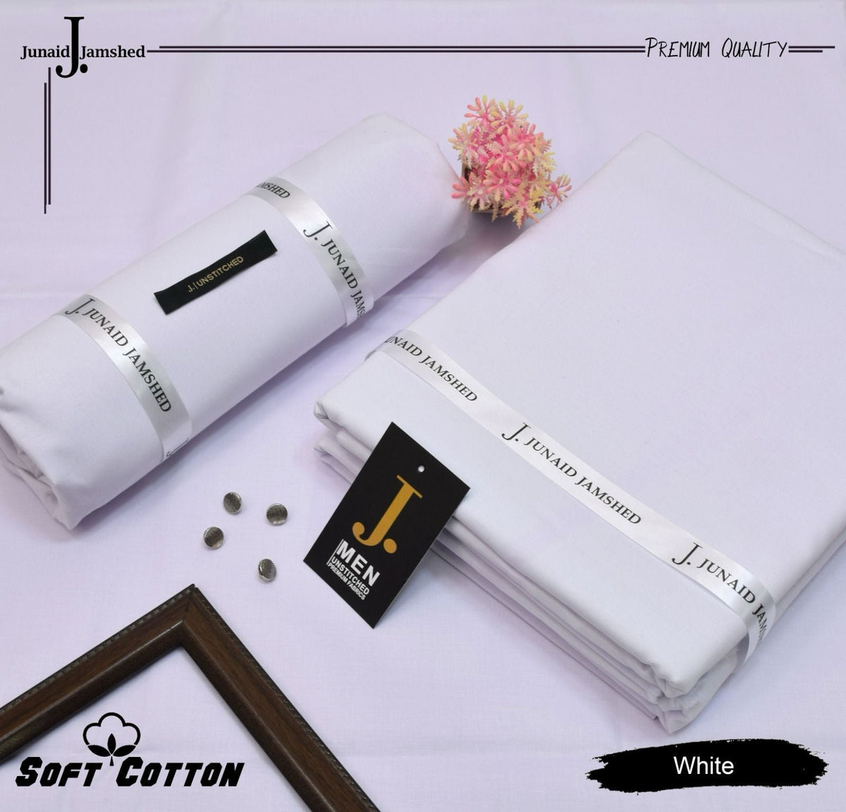 J. Soft Cotton - white